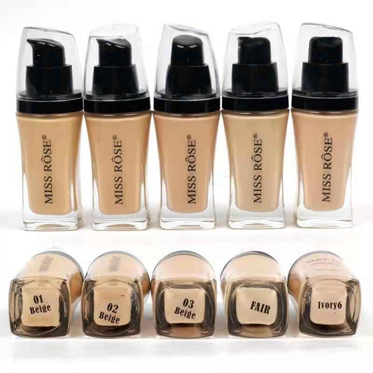 Miss Rose Matte Foundation - Long-lasting, Flawless Finish for All Skin Types