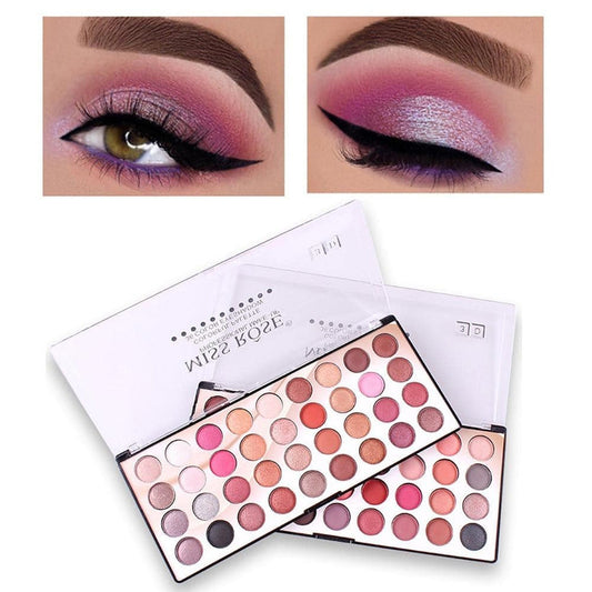 MISS ROSE 36 Color Eyeshadow Palette - Stunning 3D Shades for Every Look - MAT Beauty