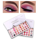 MISS ROSE 36 Color Eyeshadow Palette - Stunning 3D Shades for Every Look - MAT Beauty