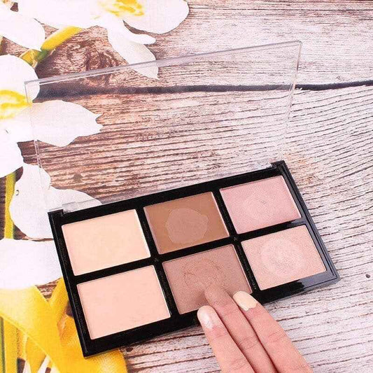 MISS ROSE Contour Palette for Flawless Highlighting and Contouring
