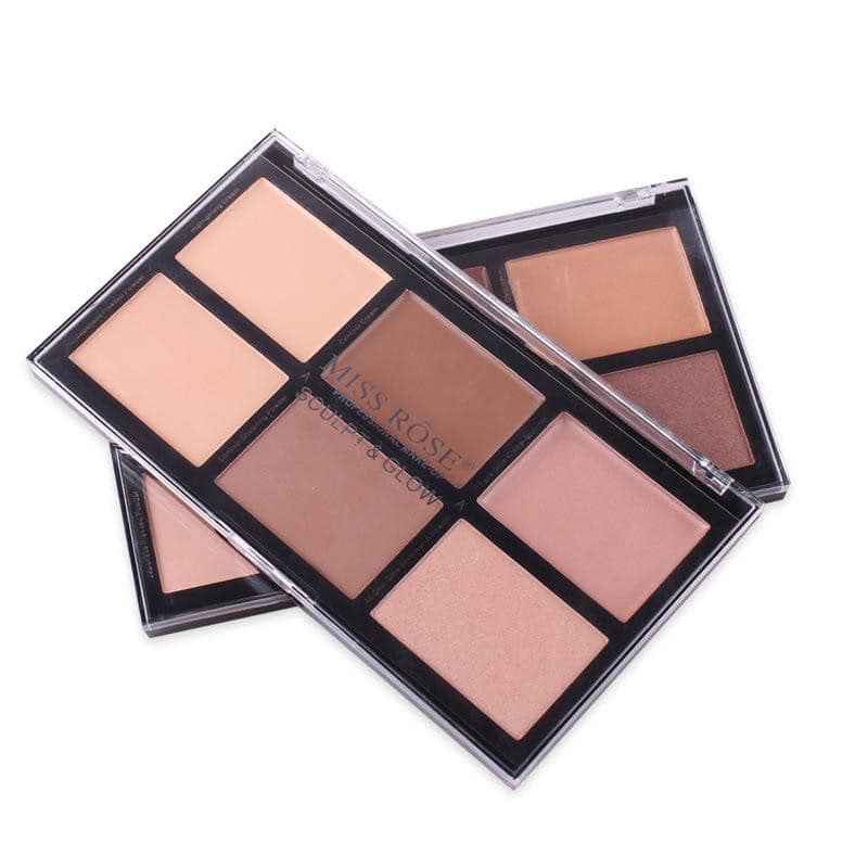 MISS ROSE Contour Palette for Flawless Highlighting and Contouring