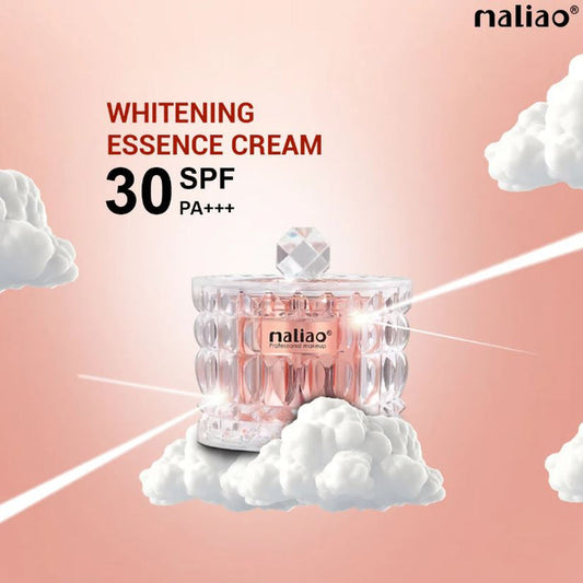 Maliao Whitening Essence Cream with Hyaluronic Acid & SPF 30 PA+++ for Radiant Skin - MAT Beauty