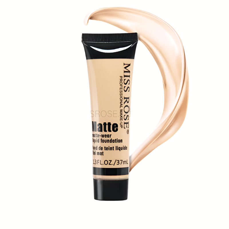 Miss Rose Flawless Foundation for Full Coverage and Matte Finish - Perfect Your Look - MAT Beauty