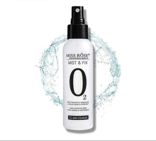 Miss Rose O2 Mist & Fix Setting Spray - Flawless Makeup Finish with Miss Rose Setting Spray