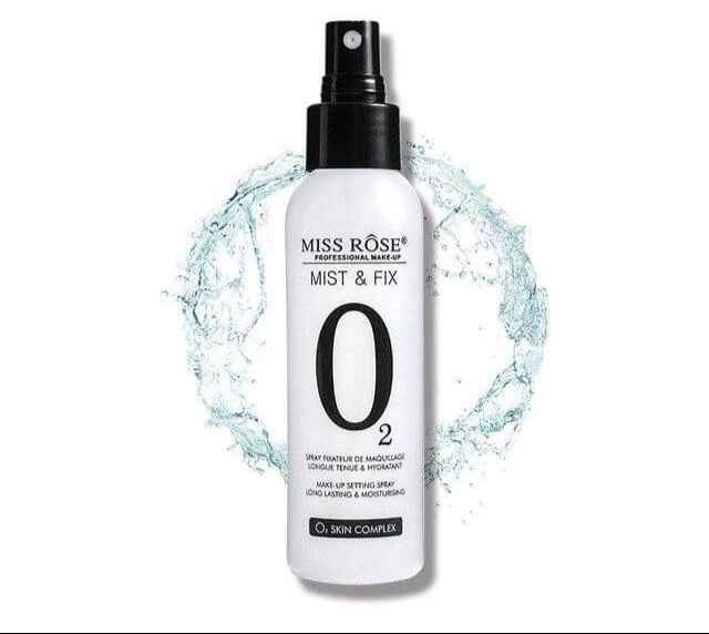 Miss Rose O2 Mist & Fix Setting Spray - Flawless Makeup Finish with Miss Rose Setting Spray
