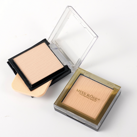 Miss Rose Compact Powder for Flawless Finish - Perfect Veil Formula - MAT Beauty