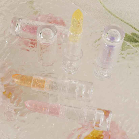 Miss Rose Glitter Jelly Balm for Luminous and Hydrated Lips