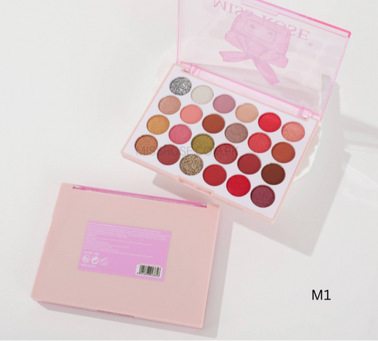 Miss Rose Eyeshadow Palette - 24 Colors for Stunning Looks