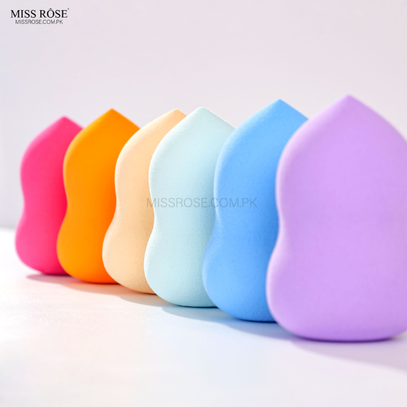 Miss Rose Blend Pro Beauty Sponge - Flawless Makeup Application with Miss Rose Beauty Sponge