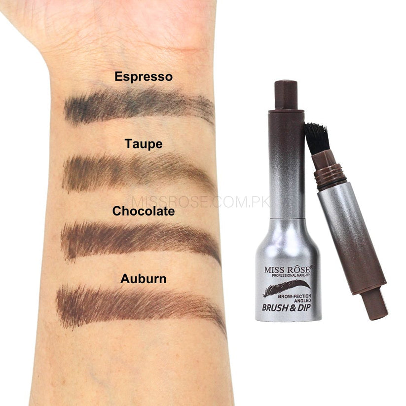 Miss Rose Brow Fection Eyebrow Gel with Angled Brush for Perfect Brows - MAT Beauty