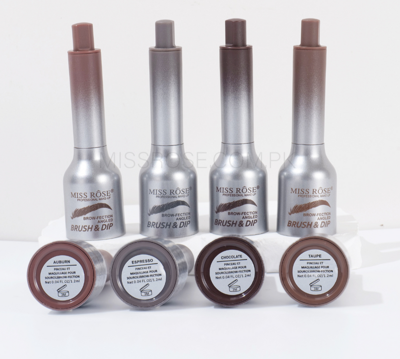 Miss Rose Brow Fection Eyebrow Gel with Angled Brush for Perfect Brows