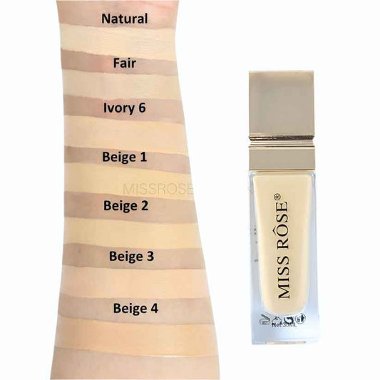 Miss Rose Silk Foundation - Flawless, Lightweight Coverage for Radiant Skin