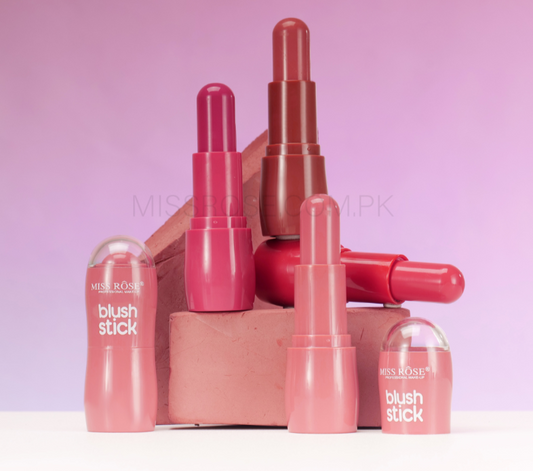 Miss Rose Cream Blush Stick for Radiant and Natural Glow - MAT Beauty