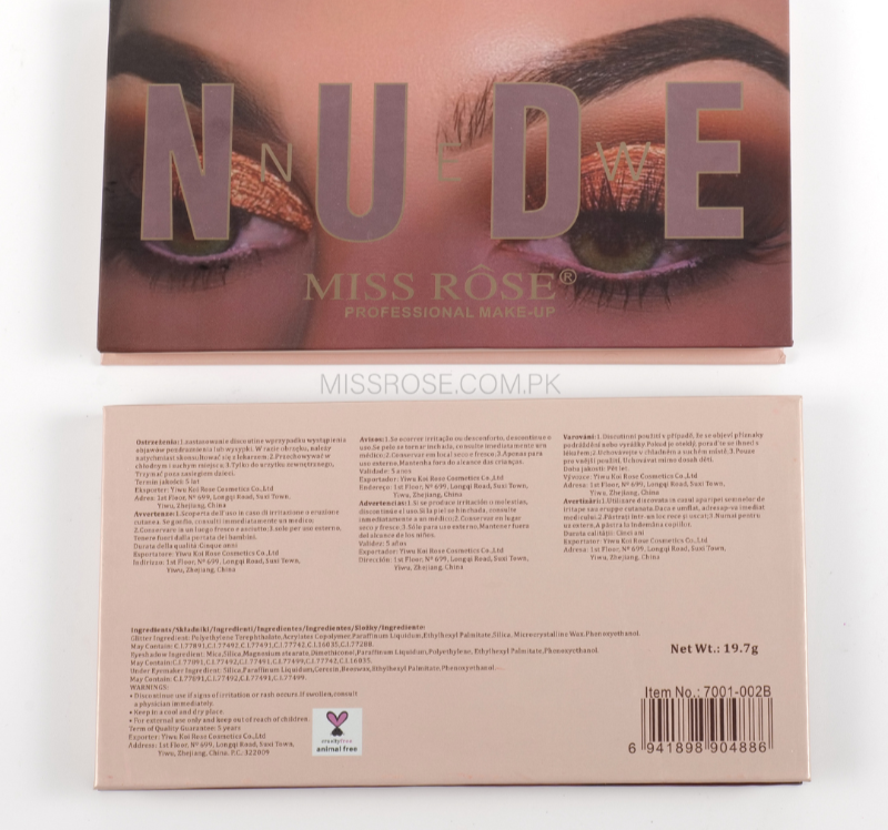 Miss Rose Sunset Desert Eyeshadow Palette B - Vibrant Colors for Stunning Eye Looks