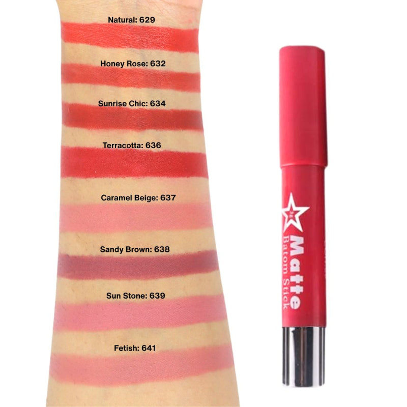 Miss Rose Matte Lip Crayon for Long-Lasting, Vibrant Color - MAT Beauty