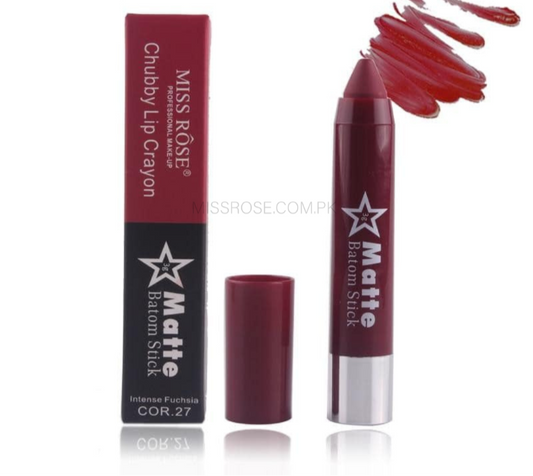 Miss Rose Matte Lip Crayon for Long-Lasting, Vibrant Color - MAT Beauty