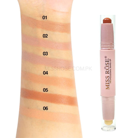Miss Rose 2-in-1 Highlight Contour Stick for Effortless Radiance - MAT Beauty