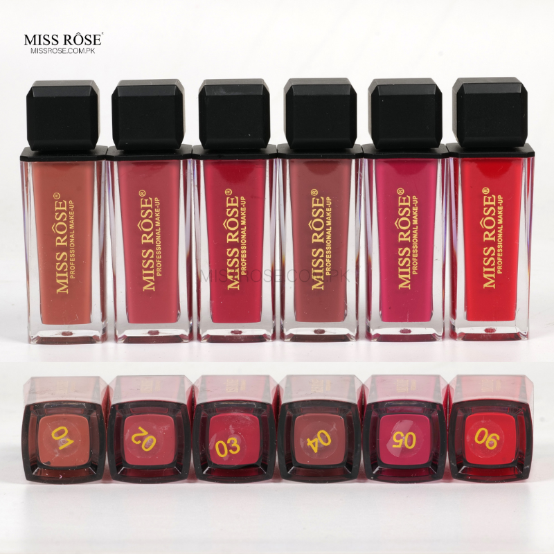 Miss Rose Matte Lip Gloss - Long-Lasting, Vibrant Colors for a Flawless Finish