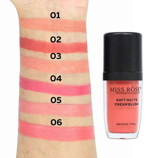 Miss Rose Cream Blush for a Radiant Glow and Flawless Finish