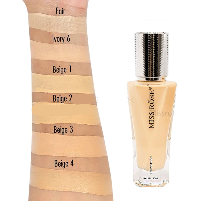 Miss Rose Liquid Foundation - Crystal Ice Storage for Flawless Skin - MAT Beauty