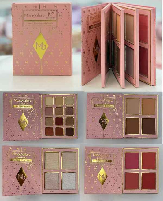 Mocallure 4 Fold Book Palette - Versatile and Stylish Makeup Organizer