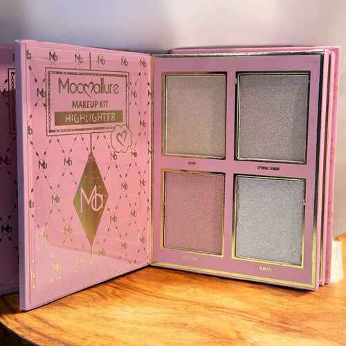 Mocallure 4 Fold Book Palette - Versatile and Stylish Makeup Organizer