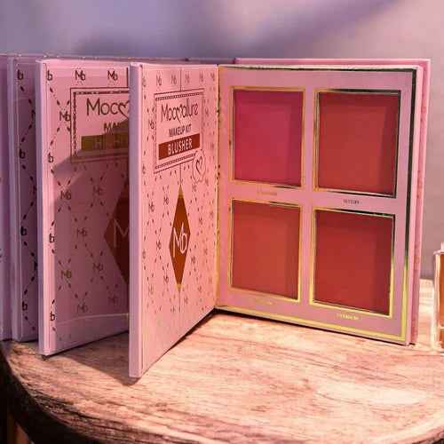 Mocallure 4 Fold Book Palette - Versatile and Stylish Makeup Organizer