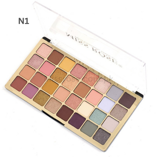 Miss Rose Eyeshadow Palette - 32 Colors for Stunning Looks