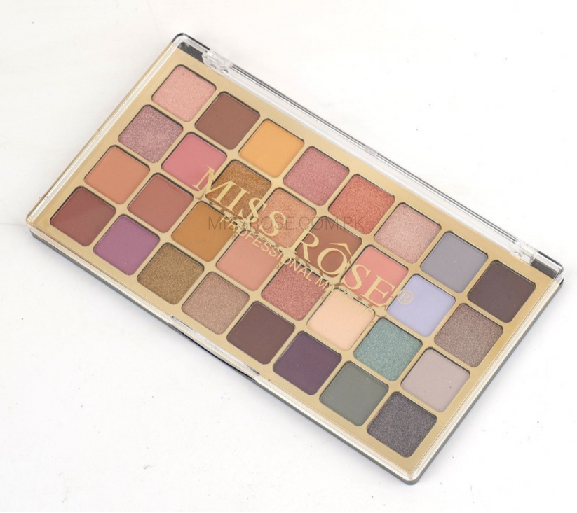 Miss Rose Eyeshadow Palette - 32 Colors for Stunning Looks
