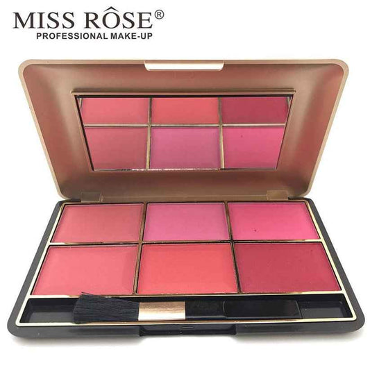 MISS ROSE Blush Palette - Vibrant Shades for a Flawless Glow