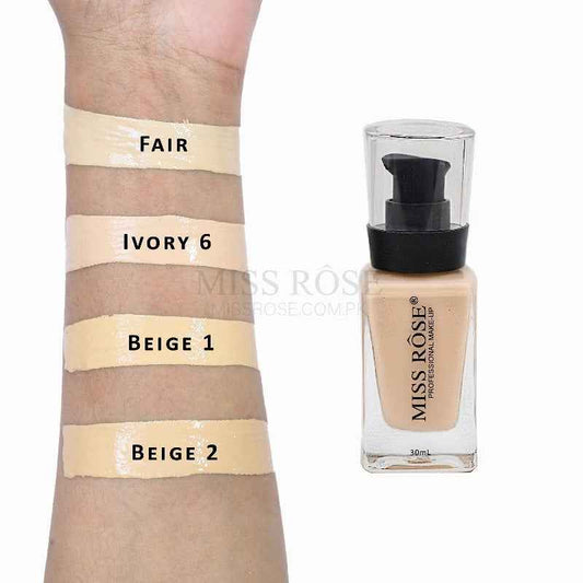 Miss Rose Foundation for Flawless Skin - Long-Lasting Coverage