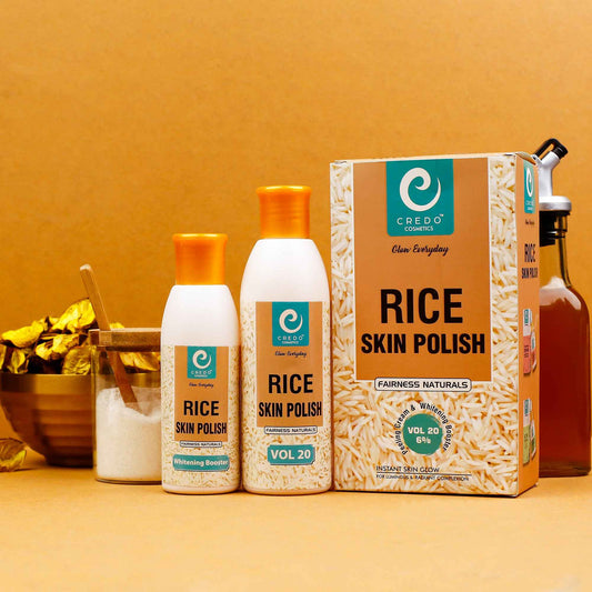 Rice Skin Polish Bottle Set for Radiant Skin