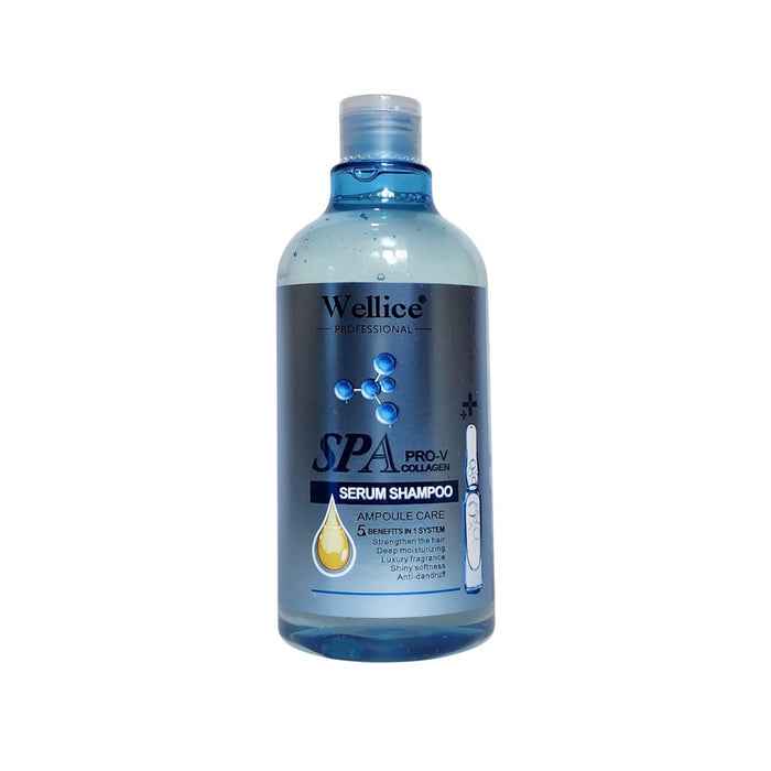 WELLICE SPA PRO-V COLLAGEN SHAMPOO 500G - Revitalize Your Hair with Premium Collagen Formula for Stronger, Healthier Locks