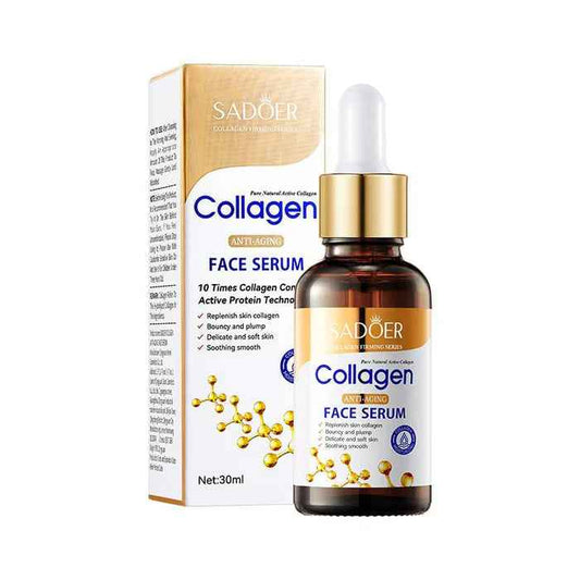 Sadoer Collagen Anti-Aging Brightening Face Serum 30ml - Sadoer Collagen Anti-Aging Serum for Youthful Skin