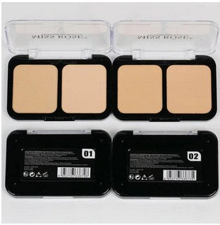 Miss Rose Compact Powder 2 in 1 for a Flawless Skin Finish - MAT Beauty