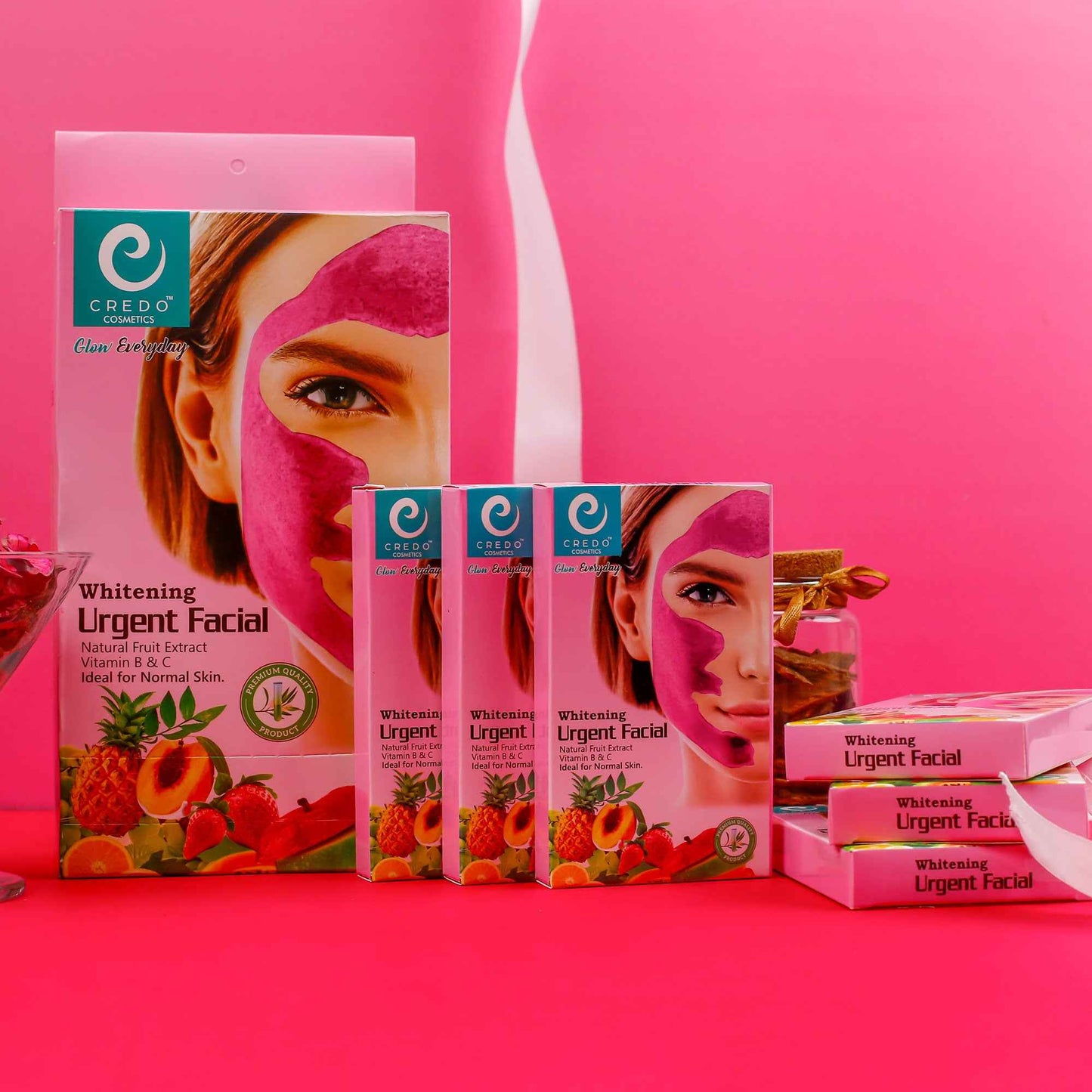 Whitening Facial Sachet Pack of 12 for Radiant Skin