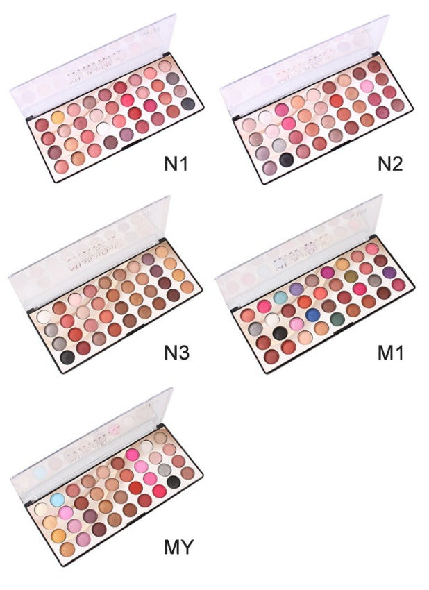 MISS ROSE 36 Color Eyeshadow Palette - Stunning 3D Shades for Every Look - MAT Beauty