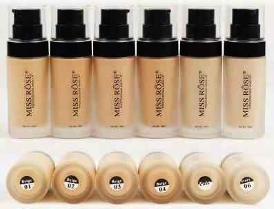 Miss Rose Oil Free Foundation for Flawless, Matte Skin