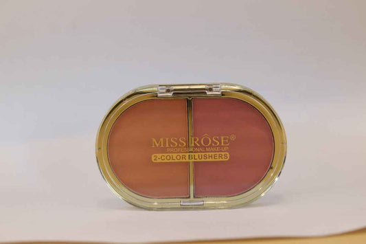 Miss Rose 2 in 1 Blusher in Gold Packing for Radiant Skin
