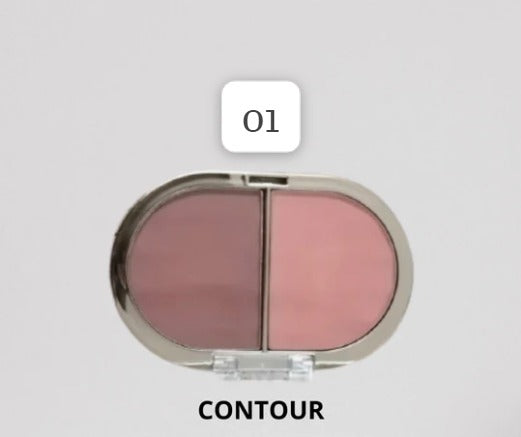 Miss Rose 2 in 1 Blusher in Gold Packing for Radiant Skin - MAT Beauty