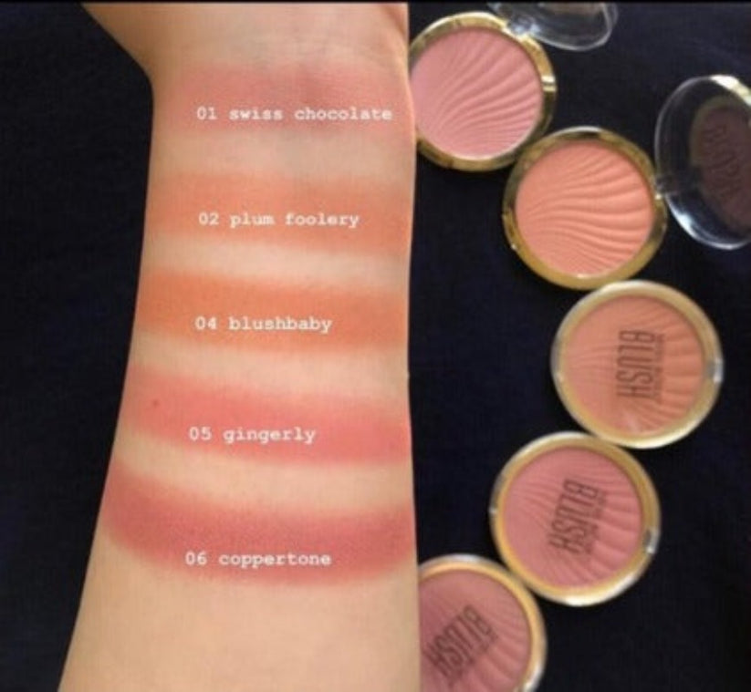 MISS ROSE Blush Makeup for Radiant Cheeks - Professional Formula - MAT Beauty