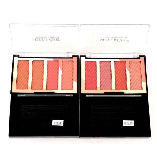 Original Miss Rose Bronzers Blush Palette - 4 Color Makeup Set