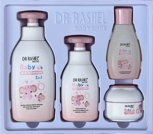 Dr Rashel Baby Care Set - 4-Piece Gift for Gentle Newborn Care - MAT Beauty