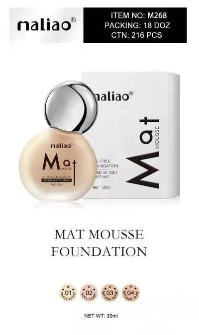 Maliao Matte Mousse Foundation for Oil-Free Perfection - MAT Beauty