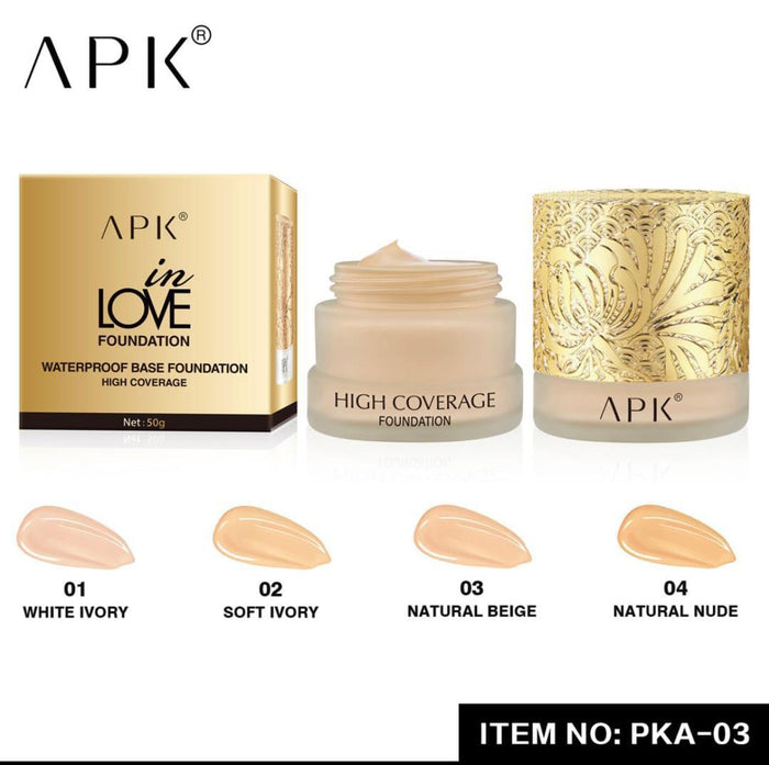 APK in Love Waterproof High Coverage Foundation - MAT Beauty