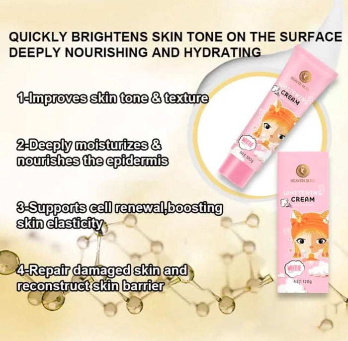 Heaven Dove Skin Whitening Cream - Moisturizing 120g for Radiant Skin - MAT Beauty