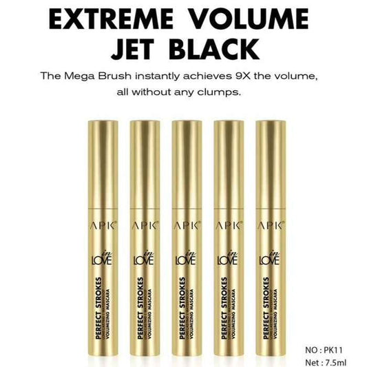 APK In Love Perfect Strokes Volumizing Waterproof Mascara for Volume and Long-Lasting Wear
