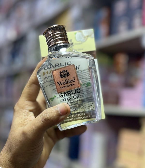 Wellice Garlic Hair Oil 180ml - Premium Hair Care Solution - MAT Beauty