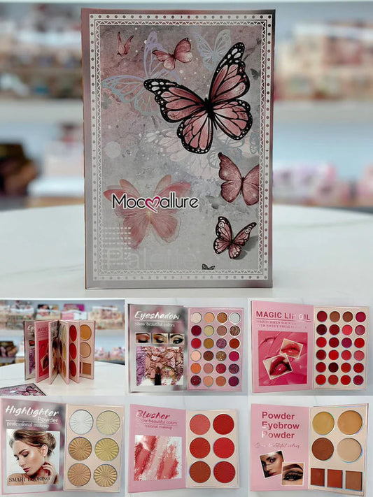 Mocallure Butterfly Makeup Book - Viral 5 Pages New Version for Stunning Looks - MAT Beauty