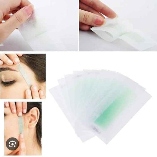 Apk 10pcs Face Wax Strips for Smooth Skin - 10 Facial Wax Strips